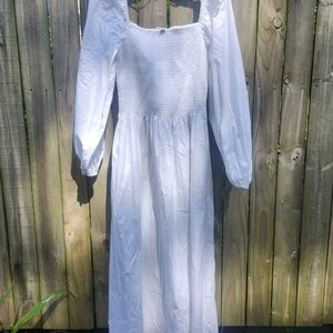 COS Off-the-Shoulder Midi Dress